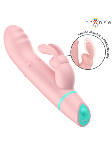 INTENSE - STIMOLATORE E VIBRATORE ROTANTE ALVIN RABBIT + OSCILLANTE