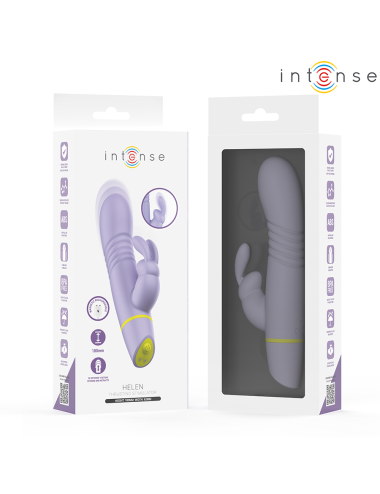 INTENSE - STIMOLATORE E VIBRATORE A SPINTA HELEN RABBIT