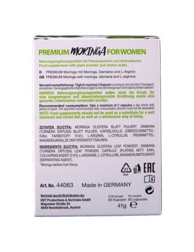 HOT - MORINGA DONNE CAPPELLINI DONNA 60 UNITÀ