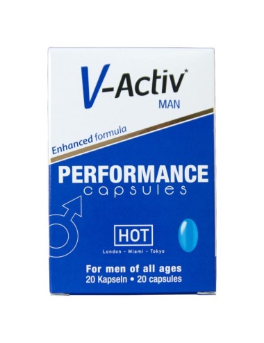HOT - V-ACTIV CAPS UOMO 20 UNITÀ