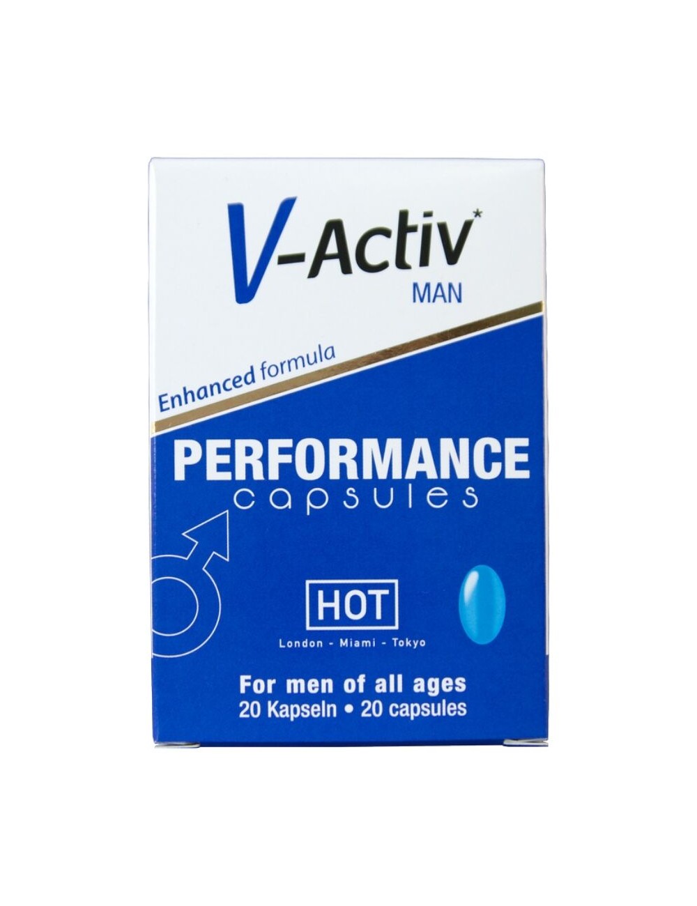 HOT - V-ACTIV CAPS UOMO 20 UNITÀ