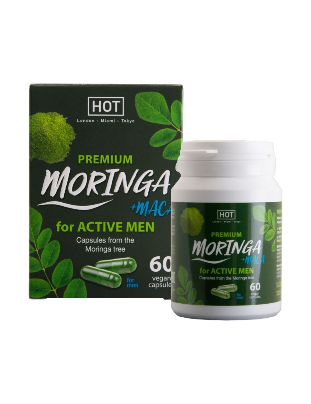 HOT - MORINGA MEN CAPS UOMO 60 UNITÀ