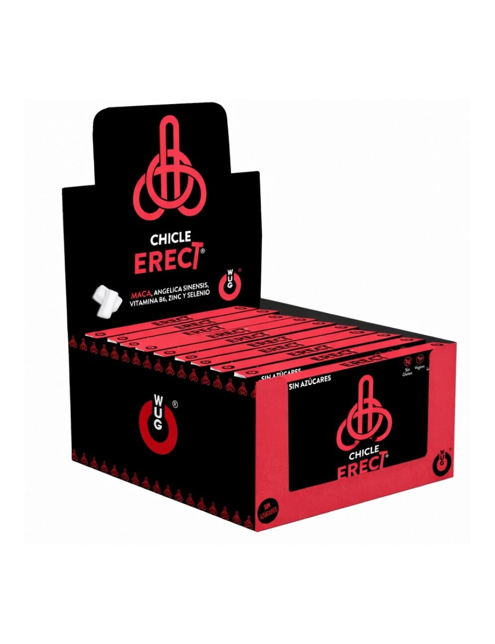 WUG SEX SENSE - POTENZIATORE DELL'EREZIONE | ESPOSITORE 12 X 8 UNITÀ