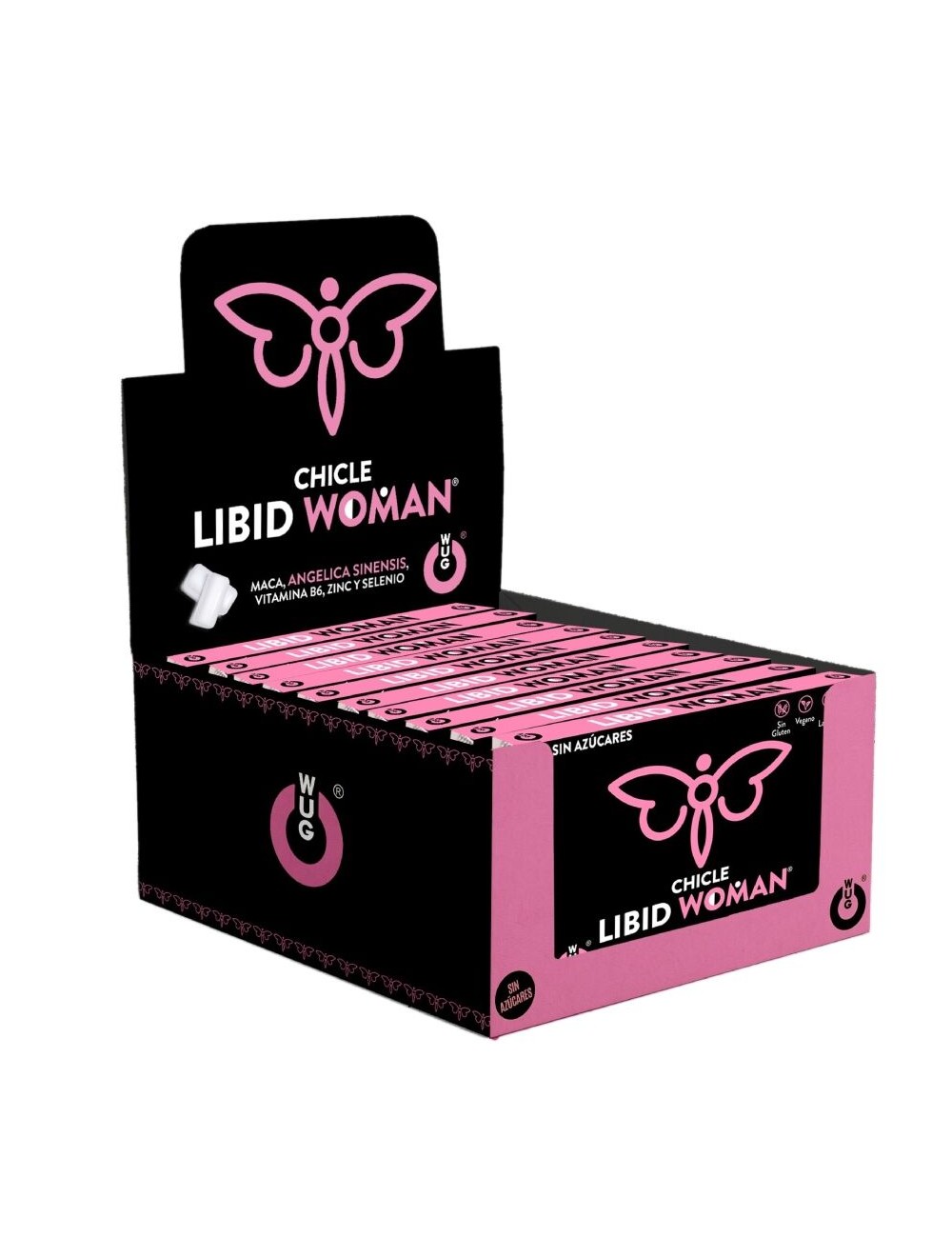 WUG SEX SENSE - POTENZIATORE DELLA LIBIDI FEMMINILE | ESPOSITORE 12 X 8 UNITÀ