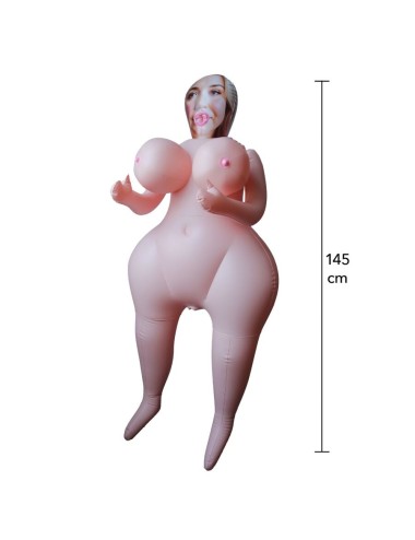 HIDDEN DESIRE - HEAVY HEATHER BAMBOLA GONFIABILE 145 CM