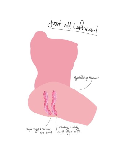 DESIDERIO NASCOSTO - GRANDE TROIA UNIVERSITARIA TORSO MASTURBATORE FEMMINILE 15 KG
