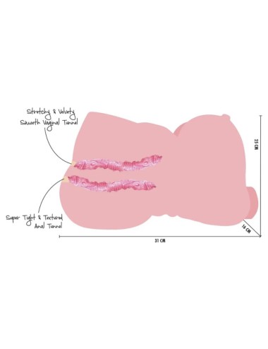 HIDDEN DESIRE - FAT FUCK QUEEN TORSO MASTURBATORE FEMMINILE 6 KG