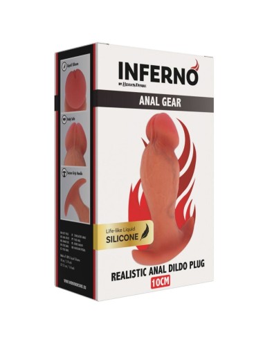 HIDDEN DESIRE - INFERNO REALISTICO DILATATORE ANALE 10 CM