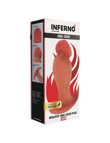 HIDDEN DESIRE - INFERNO REALISTICO DILATATORE ANALE 16 CM