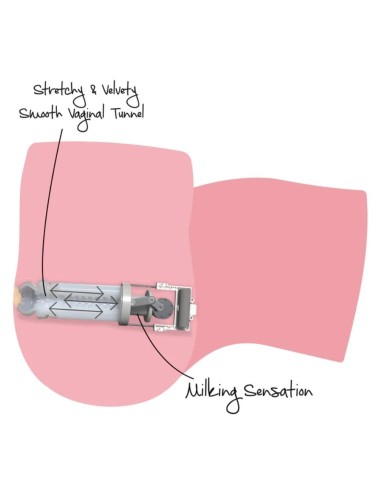 DESIDERIO NASCOSTO - MASTURBATORE FEMMINILE CON GRANDE CULO DA MUNGITURA 16 KG