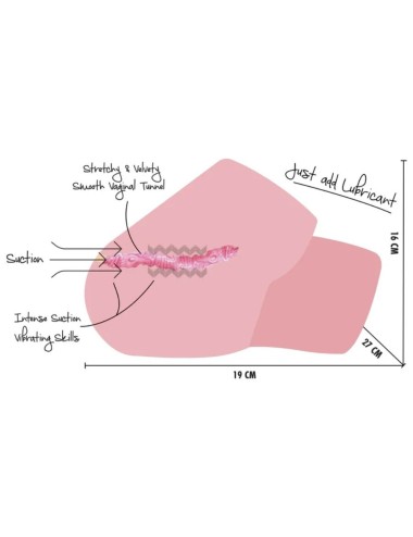 HIDDEN DESIRE - JUICY SUCKING PUSSY TORSO MASTURBATORE FEMMINILE 4 KG