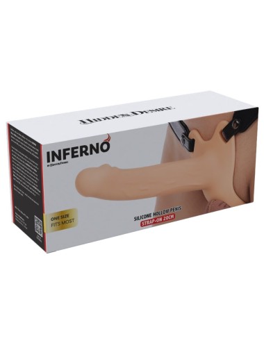 HIDDEN DESIRE - INFERNO GUAINA PER PENE STRAP-ON 20 CM
