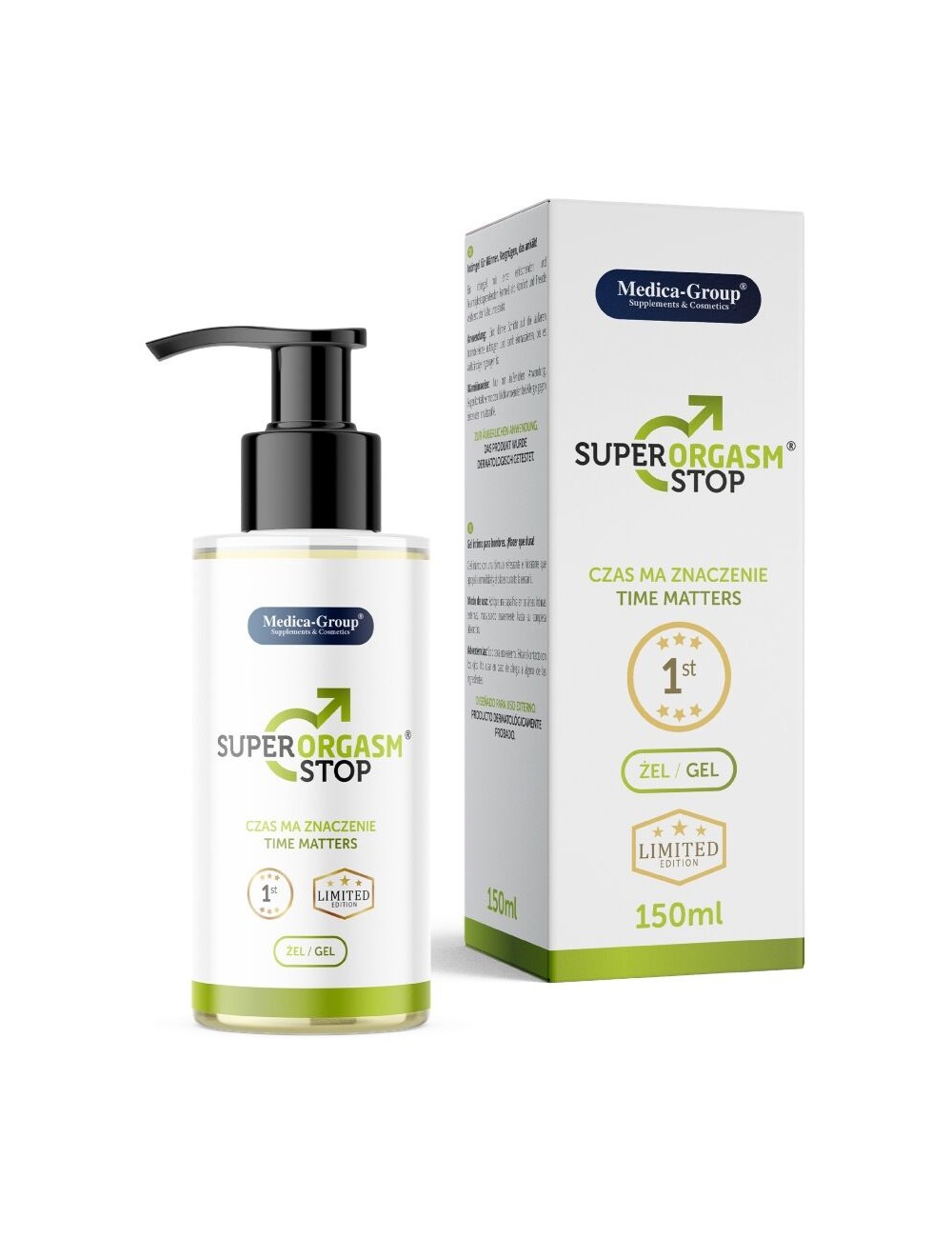 MEDICA GROUP - SUPER ORGASM STOP GEL INTIMO UOMO 150 ML