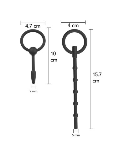 HIDDEN DESIRE - EXTREME ADVANCED SET DI PLUG URETRALI 2 UNITÀ