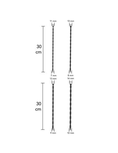 HIDDEN DESIRE - EXTREME ADVANCED SET DI DILATATORI URETRALI 4 UNITÀ