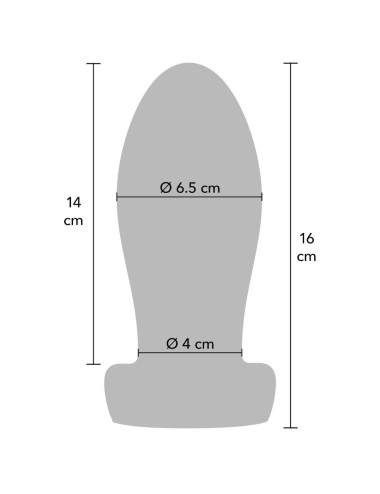 HIDDEN DESIRE - EXTREME HEAVY ANAL STRETCHER PLUG ANALE L