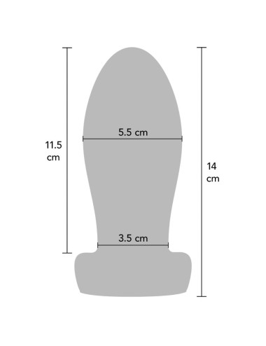 HIDDEN DESIRE - EXTREME HEAVY ANAL STRETCHER PLUG ANALE M