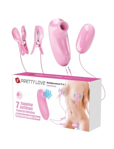 PRETTY LOVE - IMONIE SET MULTIFUNZIONALE 3 IN 1 CON VENTOSA