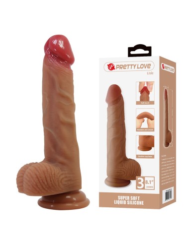 PRETTY LOVE - LISLE DILDO REALISTICO CON VENTOSA 20