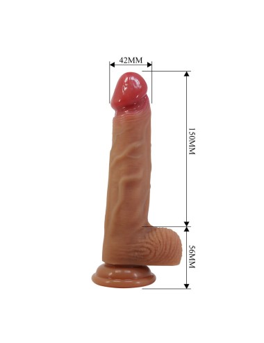 PRETTY LOVE - LISLE DILDO REALISTICO CON VENTOSA 20,6 CM -Ø- 4,2 CM