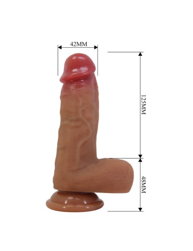 PRETTY LOVE - CURTIS DILDO REALISTICO CON VENTOSA 17,3 CM -Ø- 4,2 CM