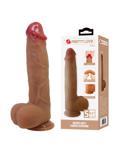PRETTY LOVE - ORTON DILDO REALISTICO CON VENTOSA 23