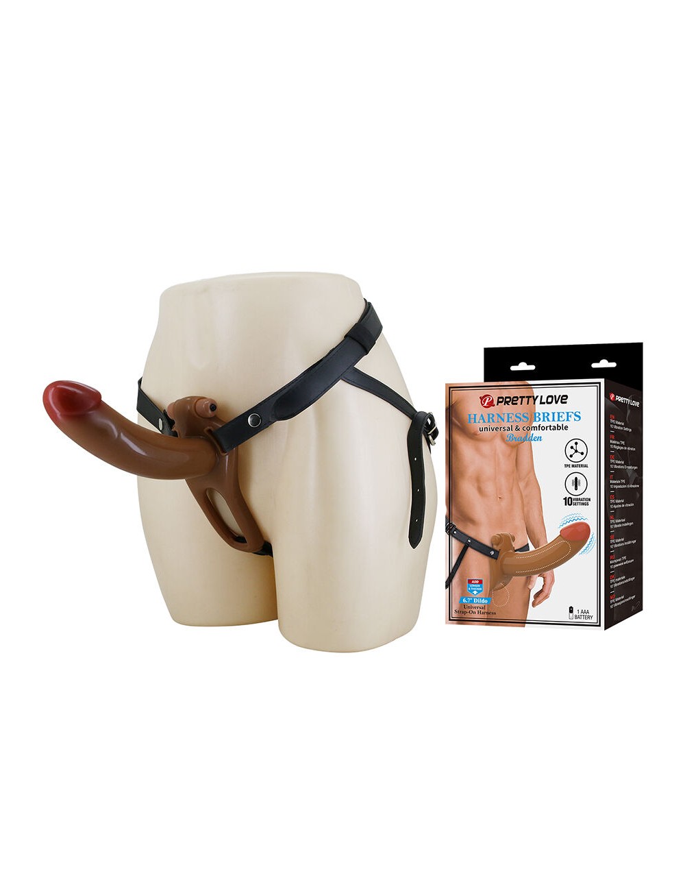 PRETTY LOVE - BRADDEN VIBRANTE STRAP-ON