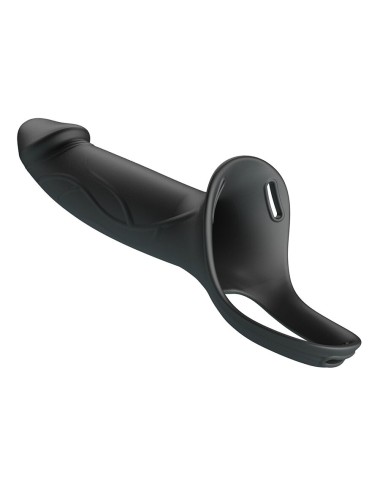 PRETTY LOVE - LANDON NERO VIBRANTE STRAP-ON