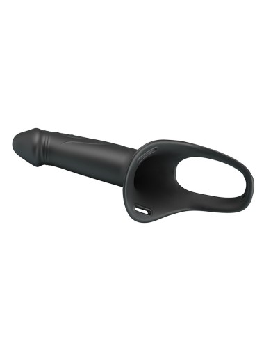 PRETTY LOVE - LANDON NERO VIBRANTE STRAP-ON