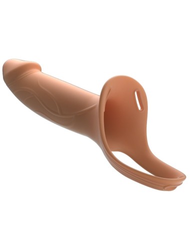 PRETTY LOVE - LANDON STRAP-ON VIBRANTE PELLE CHIARA