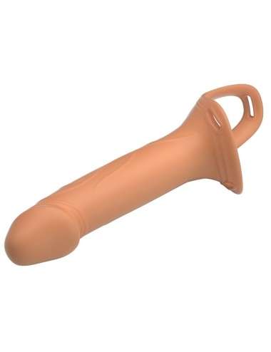 PRETTY LOVE - LANDON STRAP-ON VIBRANTE PELLE CHIARA