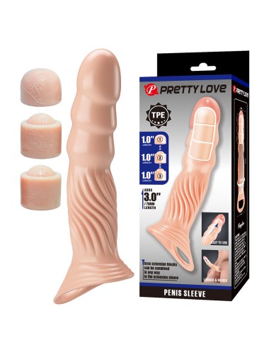 PRETTY LOVE - GUAINA PER PENE TESTURIZZATA CON ESTENSORI
