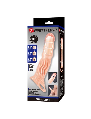 PRETTY LOVE - GUAINA PER PENE TESTURIZZATA CON ESTENSORI