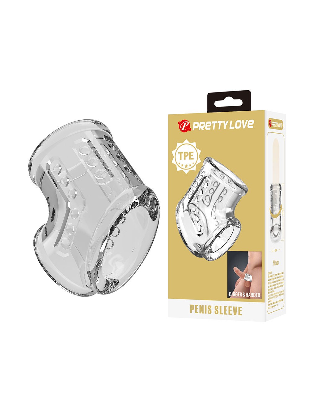 PRETTY LOVE - GUAINA PER PENE CORTA E TRASPARENTE