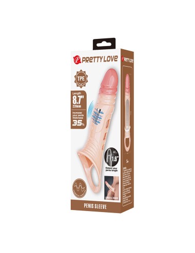 PRETTY LOVE - GUAINA PER PENE CON VIBRAZIONE INTEGRATA