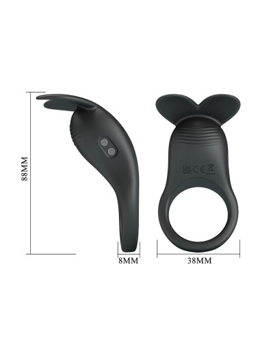 PRETTY LOVE - CARLTON ANELLO PER PENE CON STIMOLATORE CLITORIDEO