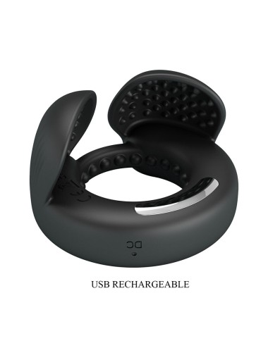 PRETTY LOVE - QUENTIN ANELLO PER PENE CON STIMOLATORE TESTICOLARE