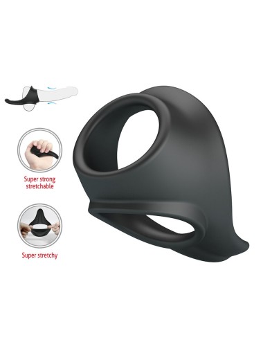 CRAZY BULL - ZADOK ANELLO ERGONOMICO CON STIMOLATORE PERINEALE