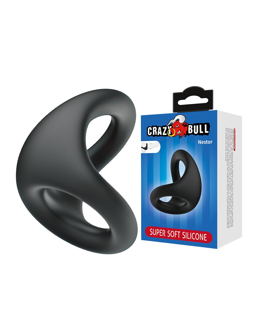 CRAZY BULL - NESTOR ANELLO ERGONOMICO PER PENE E TESTICOLI