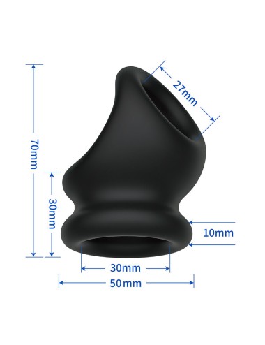 CRAZY BULL - OBERON ANELLO DI SOSTEGNO PER PENE E TESTICOLI