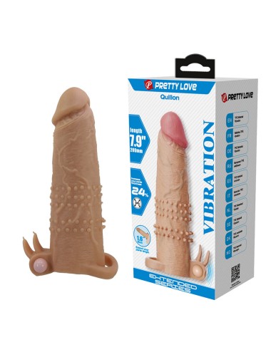 PRETTY LOVE - QUILLON GUAINA PER PENE CON STIMOLATORE CLITORIDEO E VIBRAZIONE