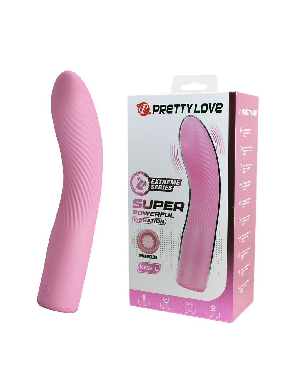 PRETTY LOVE - KISELL VIBRATORE ROSA PER PUNTO G