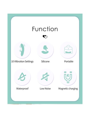 PRETTY LOVE - DJ STICK VIBRATORE PUNTO G TURCHESE