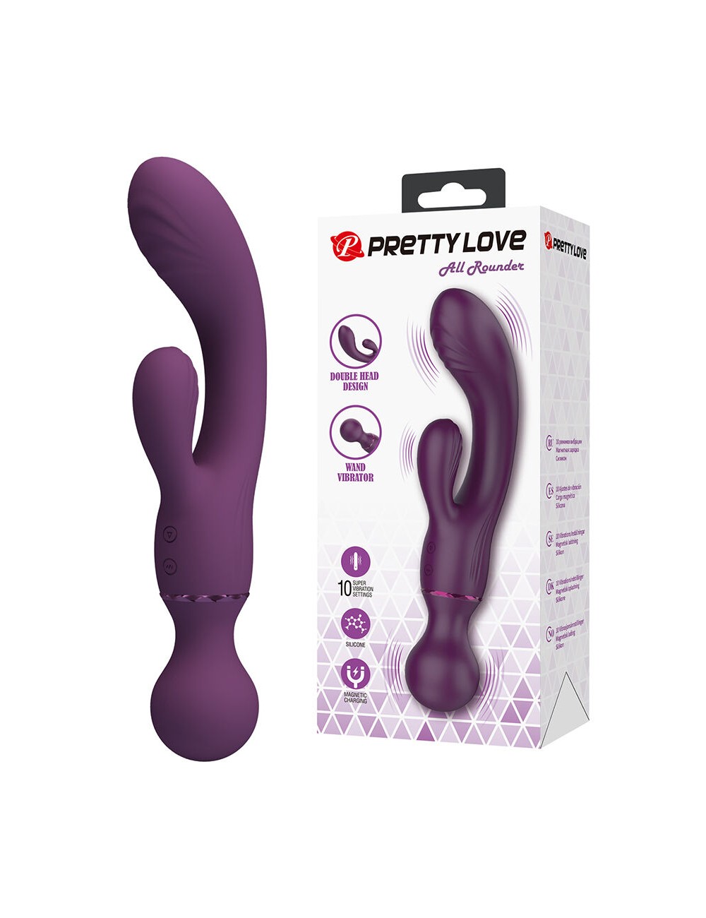 PRETTY LOVE - VIBRATORE PUNTO G VIOLA TUTTOFARE