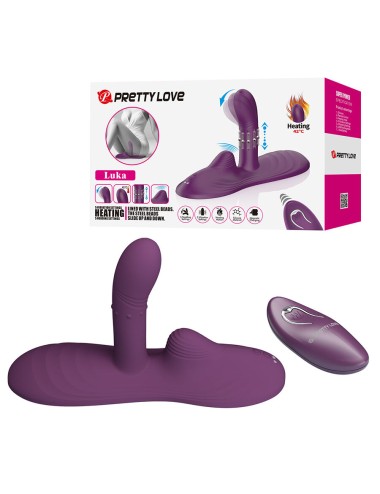 PRETTY LOVE - LUKA VIBRATORE CON EFFETTO CALORE E TELECOMANDO