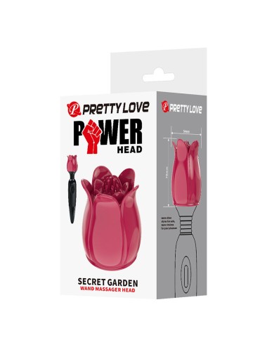 PRETTY LOVE - SECRET GARDEN TESTA DA MASSAGGIO ROSA