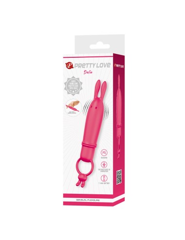 PRETTY LOVE - DELIA VIBRATORE CONIGLIO CON ANELLO DI RESISTENZA