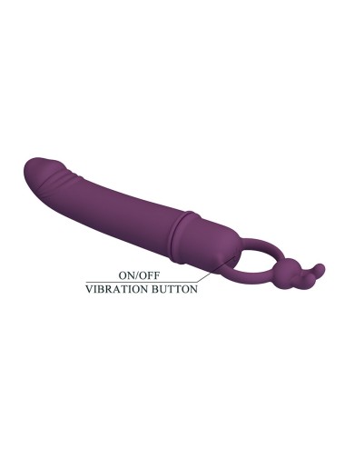 PRETTY LOVE - CORA VIBRATORE A FORMA DI PENE CON ANELLO DI RESISTENZA
