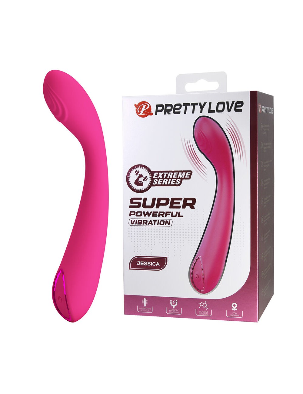 PRETTY LOVE - JESSICA VIBRATORE ROSA JESSICA HIGH POWER
