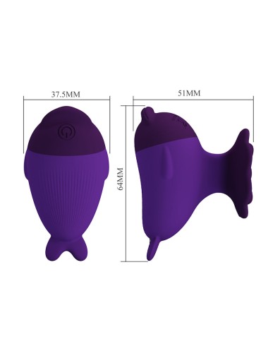 PRETTY LOVE - DOLPHIN MINI VIBRATORE CON CLIP
